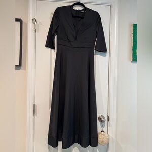 Long women’s dress with no stretch